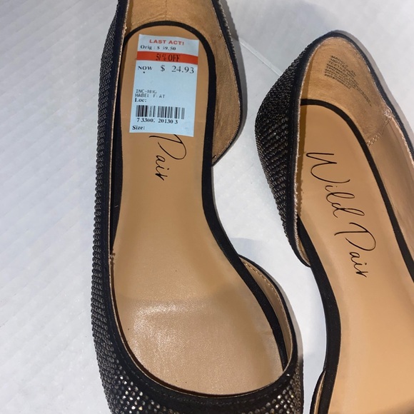 Wild Pair Mabel2 Pewter flats size 6M - Picture 2 of 7